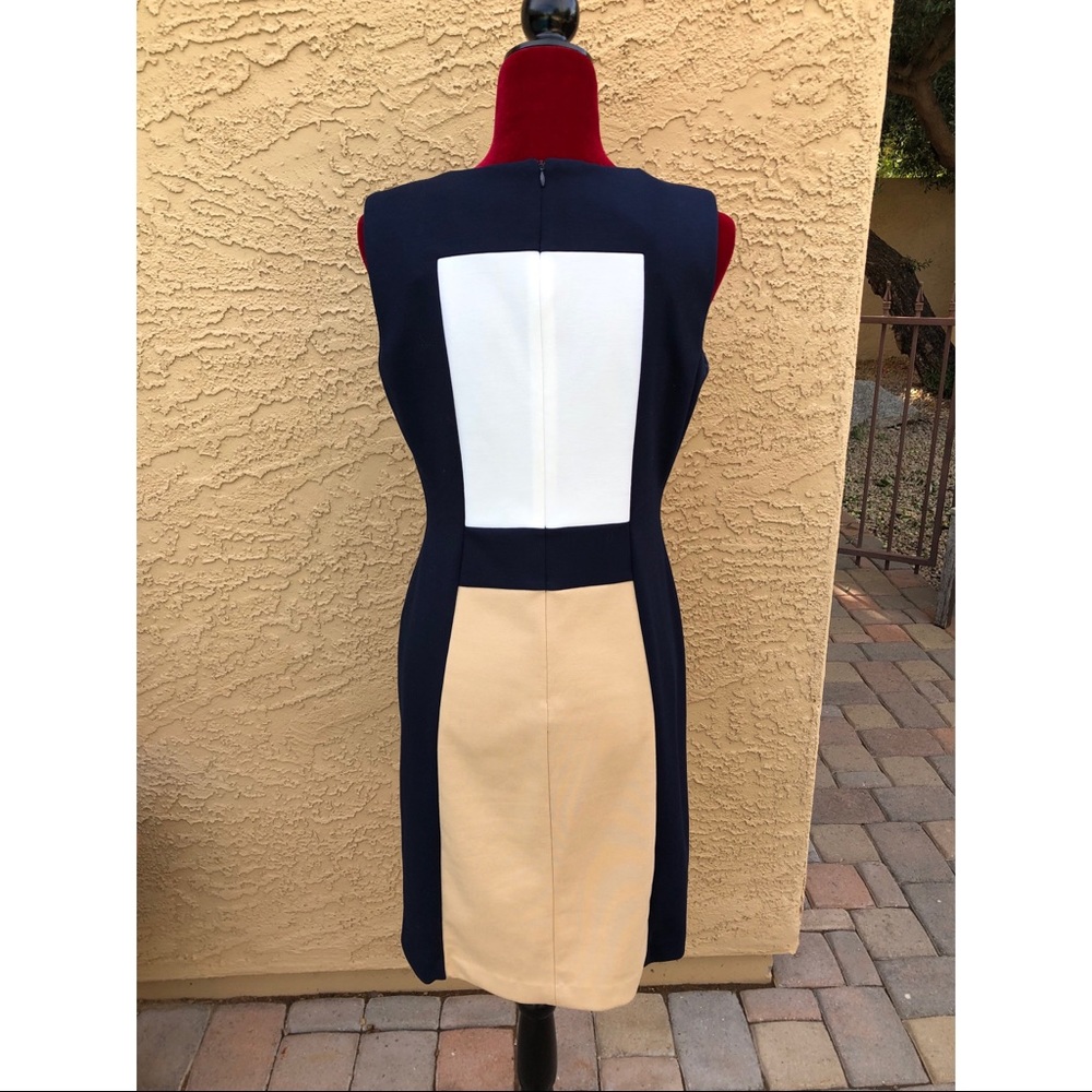Block-Pattern Calvin Klein Dress - Picture 2 of 4